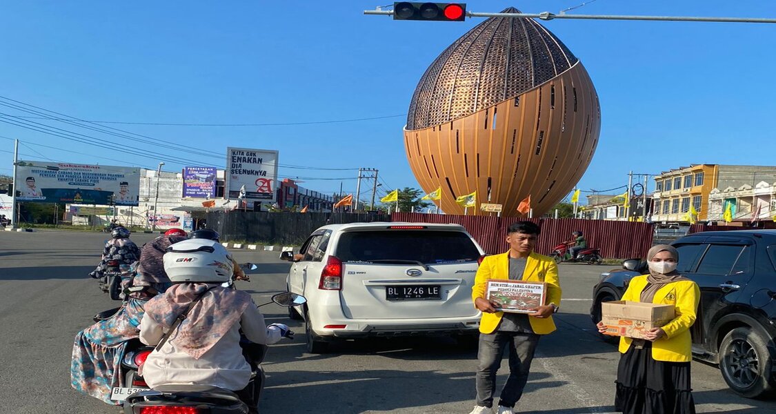 Partisipasi Kegiatan Amal Untuk Rakyat Palestina