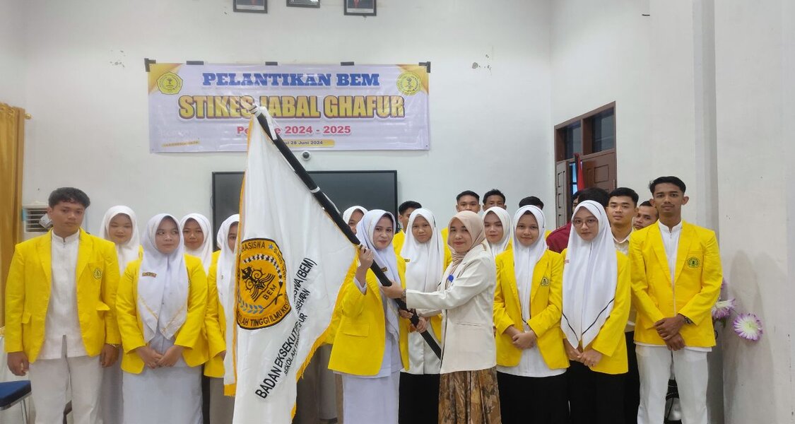 Pelantikan BEM STIKES Jabal Ghafur Periode 2024 -2025